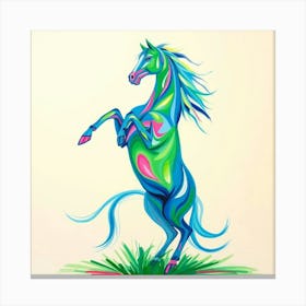 Colorful Horse 11 Canvas Print