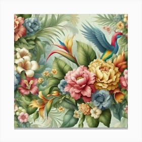 Hawaiian Tropical Canvas Print