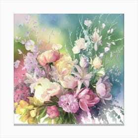 Bouquet Of Flowers 8 Canvas Print