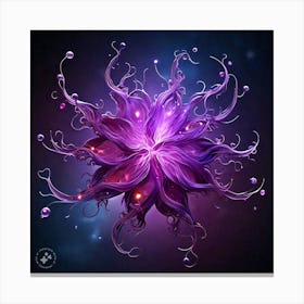 Purple Flower Canvas Print