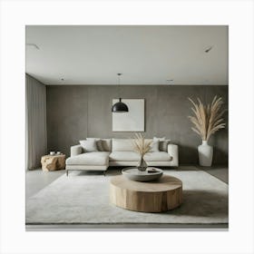 Modern Living Room 122 Canvas Print