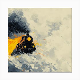 Steam Train Canvas Print