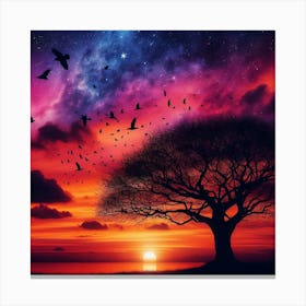 Tree In The Sky 41 Canvas Print