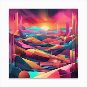 Abstract Landscape 3 Canvas Print