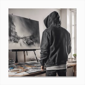 Portrait Of An Artist Canvas Print