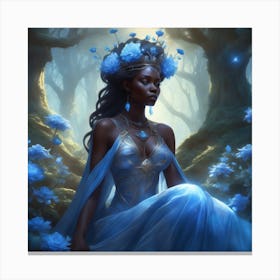 Blue Fairy 2 Canvas Print