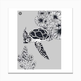 Eco turtle Canvas Print