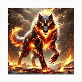 Ronan Ashheart Wolf Form 1 Canvas Print