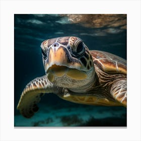 Green Sea Turtle Canvas Print