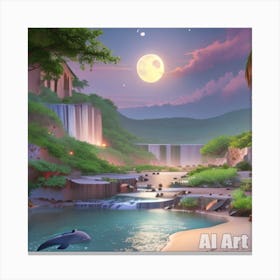 Hawaiian Landscape Canvas Print