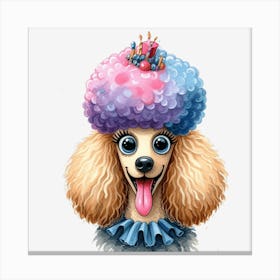 Poodle Dog 4 Canvas Print