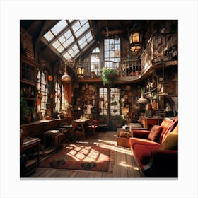 Room In A House Canvas Print