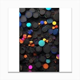 Abstract Circles Canvas Print