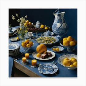 Une Table À Manger Photography In Style Anna Atkin (14) Canvas Print