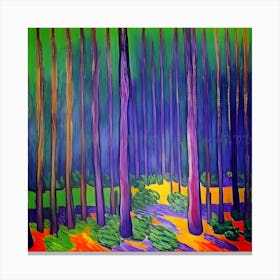 'The Forest' Abstract 1 Canvas Print