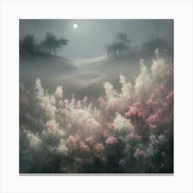 Moonlight's Forgotten Melody Canvas Print