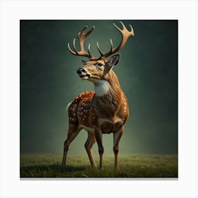 Deer! 15 Canvas Print