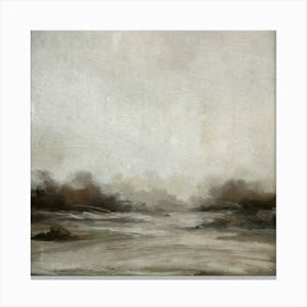 Overcast Day on the River Canvas Print