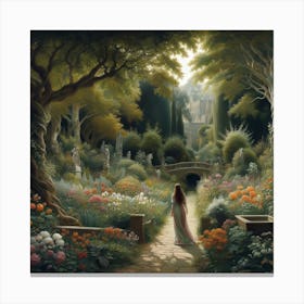 Fairytale Garden 1 Canvas Print