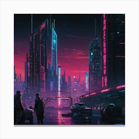 Science Fiction View Canvas Print