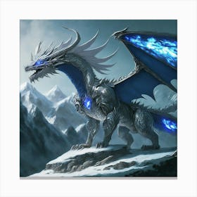 Wyvern Dragon 1 Canvas Print