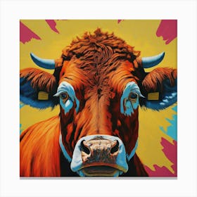 Cow Painting Canvas Print