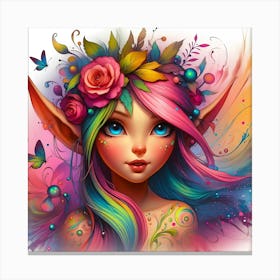 Elven Girl 2 Canvas Print