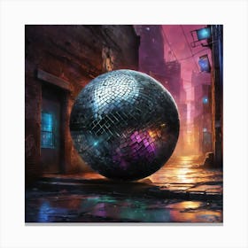 Disco Ball 35 Canvas Print