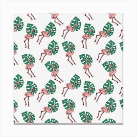 Flamingos Canvas Print