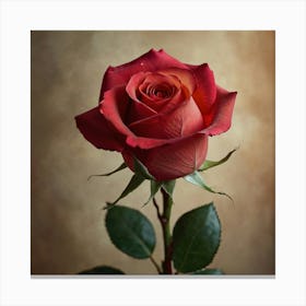 Red Rose Canvas Print