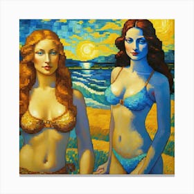 Mermaids yh Canvas Print