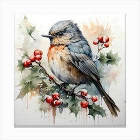 Whispering Wings Bird In The Canopy Canvas Print