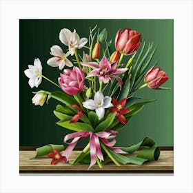 Bouquet Of Flowers 2 Canvas Print