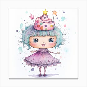 Birthday Girl Canvas Print