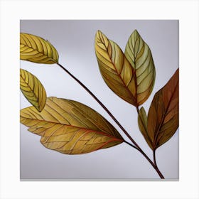 Leaf Art 1 Canvas Print