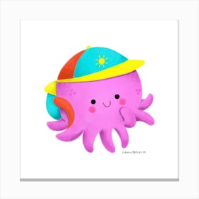 Baby Octopus Canvas Print