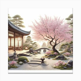 Japanese Garden 3 Canvas Print