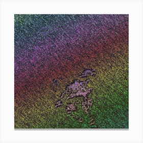 Rainbow Grass Canvas Print