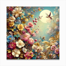 Flora And Fauna 10 Canvas Print