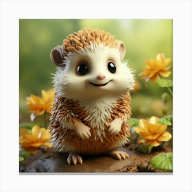 Hedgehog 1 Canvas Print