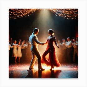 Dancers Canvas Print