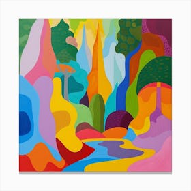 Abstract Park Collection Daan Forest Park Taipei 1 Canvas Print