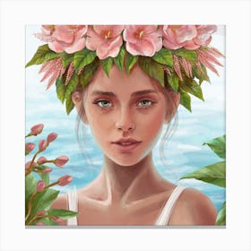 Flower Girl 1 Canvas Print