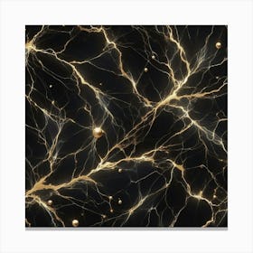 Gold Nebula Canvas Print