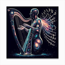 Celestial Harp Canvas Print