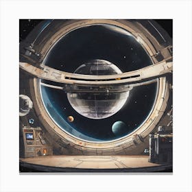 Space Station 35 Canvas Print