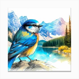 Wild Bird Artwork 2 Canvas Print