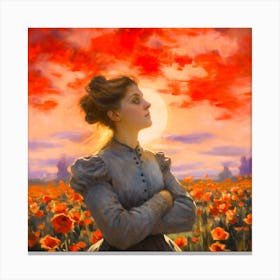 Poppy Field 1 Canvas Print