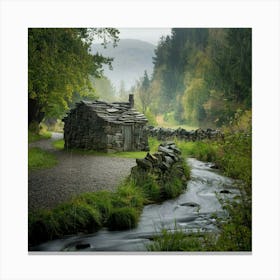 Stone Cottage 2 Canvas Print