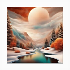 Frosthaven Serenity Canvas Print